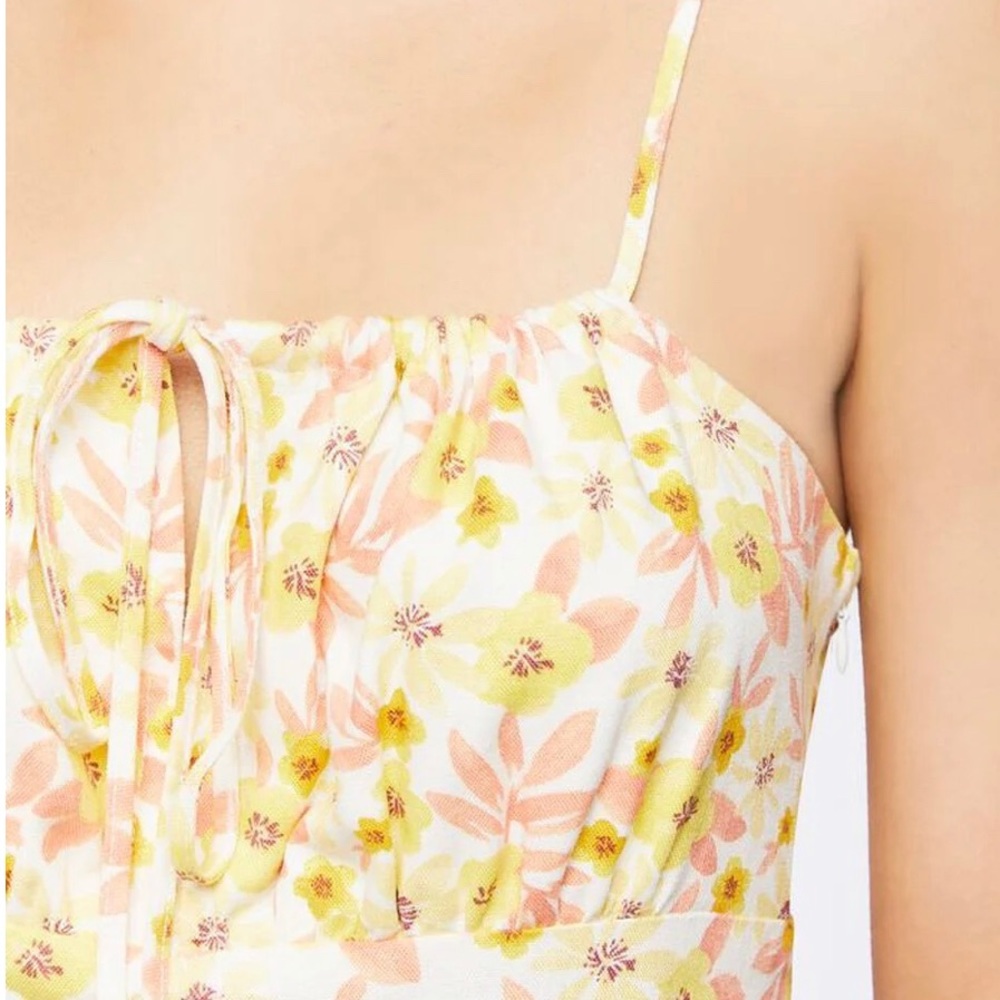 F21 || Floral Print Cami Mini Dress 🌸 - Picture 4 of 11